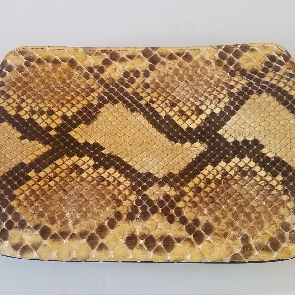 Vintage Snakeskin Clutch